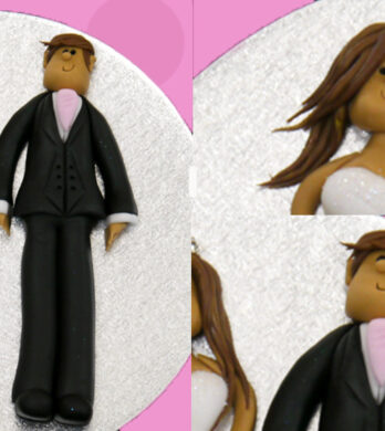 Bride and Groom sugar models | CakeFlix