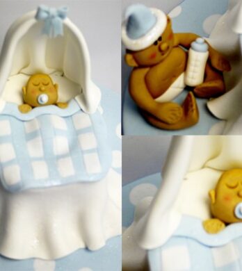 Baby in cradle