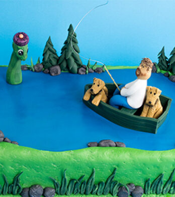 Loch Ness Monster cake tutorial | CakeFlix