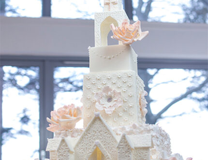 Church wedding cake