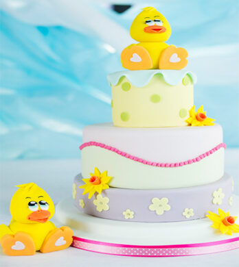 Cute Duck Cake Tutorial | CakeFlix