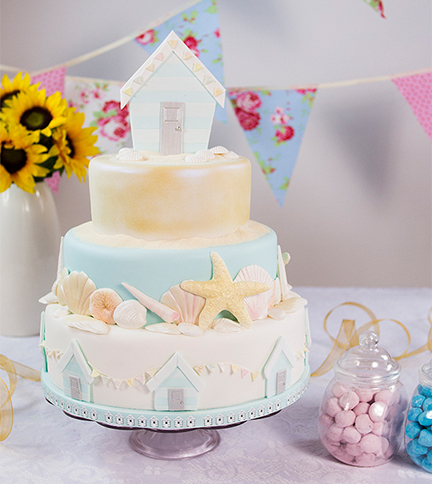 Beach Hut Cake