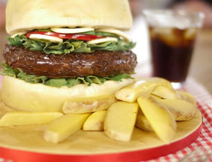 Burger and Chips