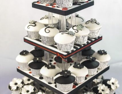 Picture of cupcake tower