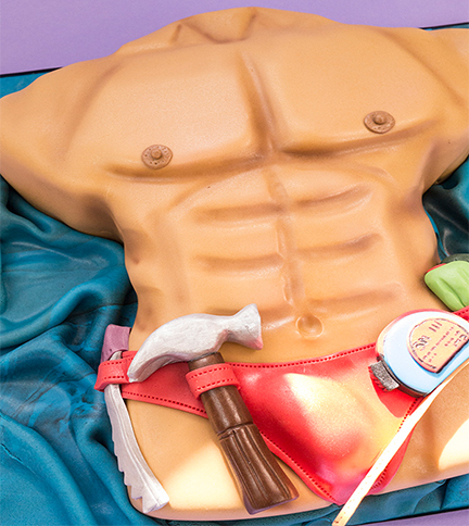 Body Builder cake