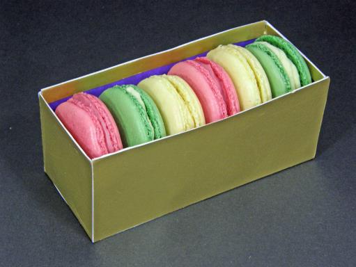 French macaron recipe - boxed macarons