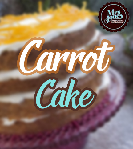 Mrs Jones Carrot Cake Baking Tutorial