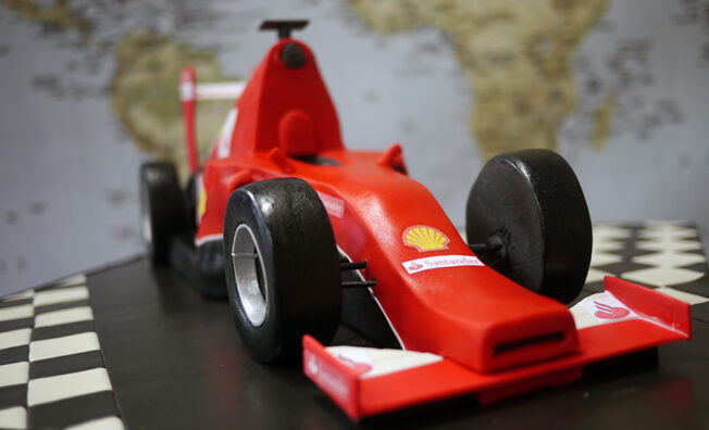 F1 car cake