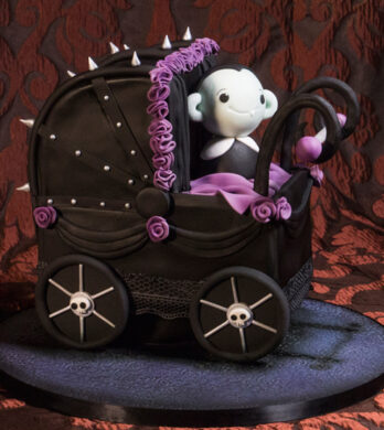 Baby Vampire cake tutorial on CakeFlix