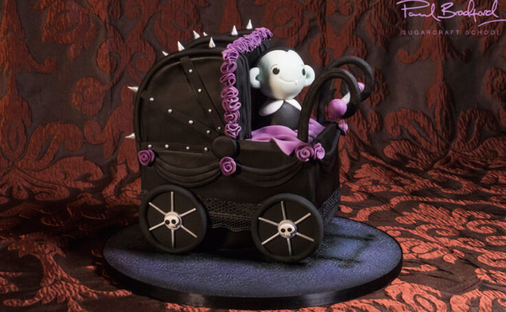 Baby Vampire cake tutorial on CakeFlix