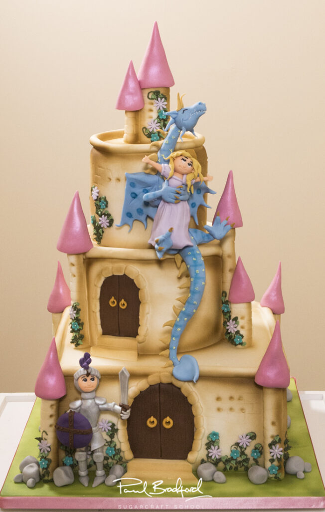 Dragon Castle Cake Tutorial | CakeFlix