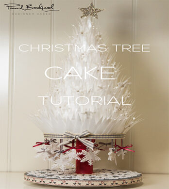 Christmas tree cake