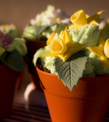 flower pot cake tutorial