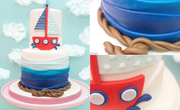 Sailor Boy Boat cake tutorial on CakeFlix