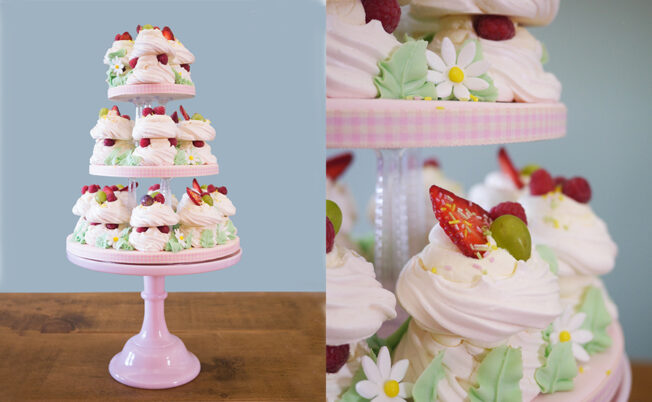 Meringue Tower Cake Tutorial | CakeFlix