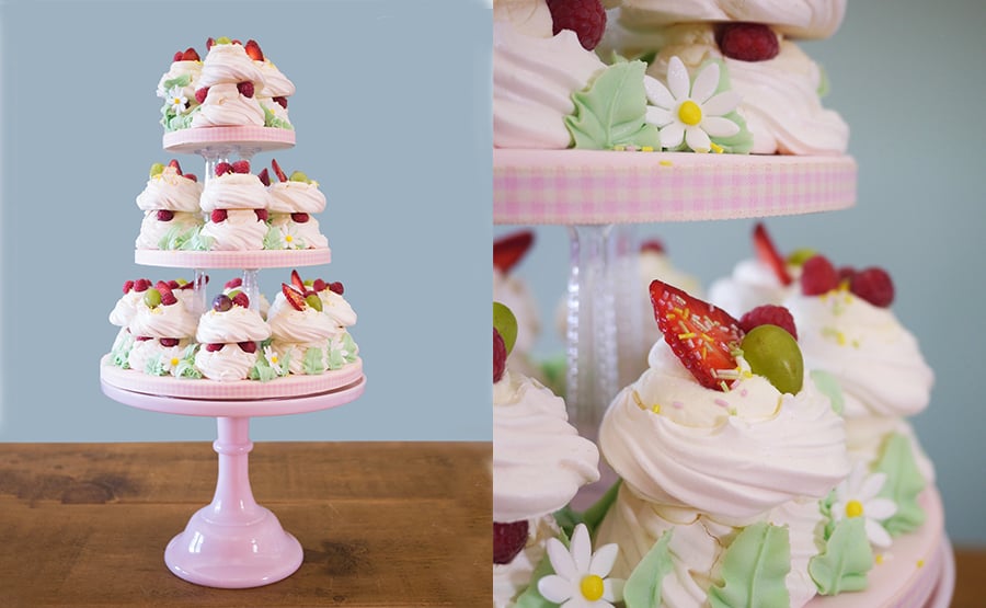 Meringue Tower Cake Tutorial | CakeFlix