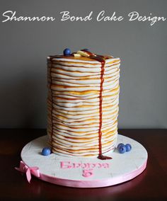 food inspired cake pancakes