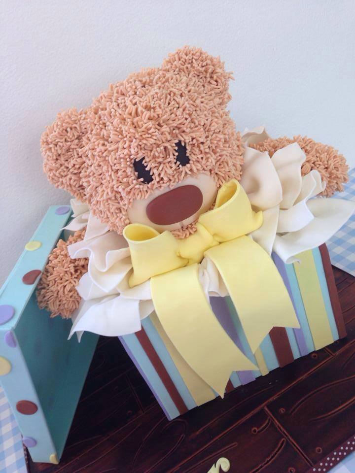 anne kaza teddy bear cake