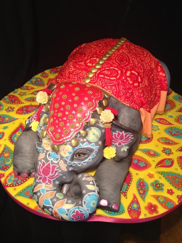 molly robbins elephant cake