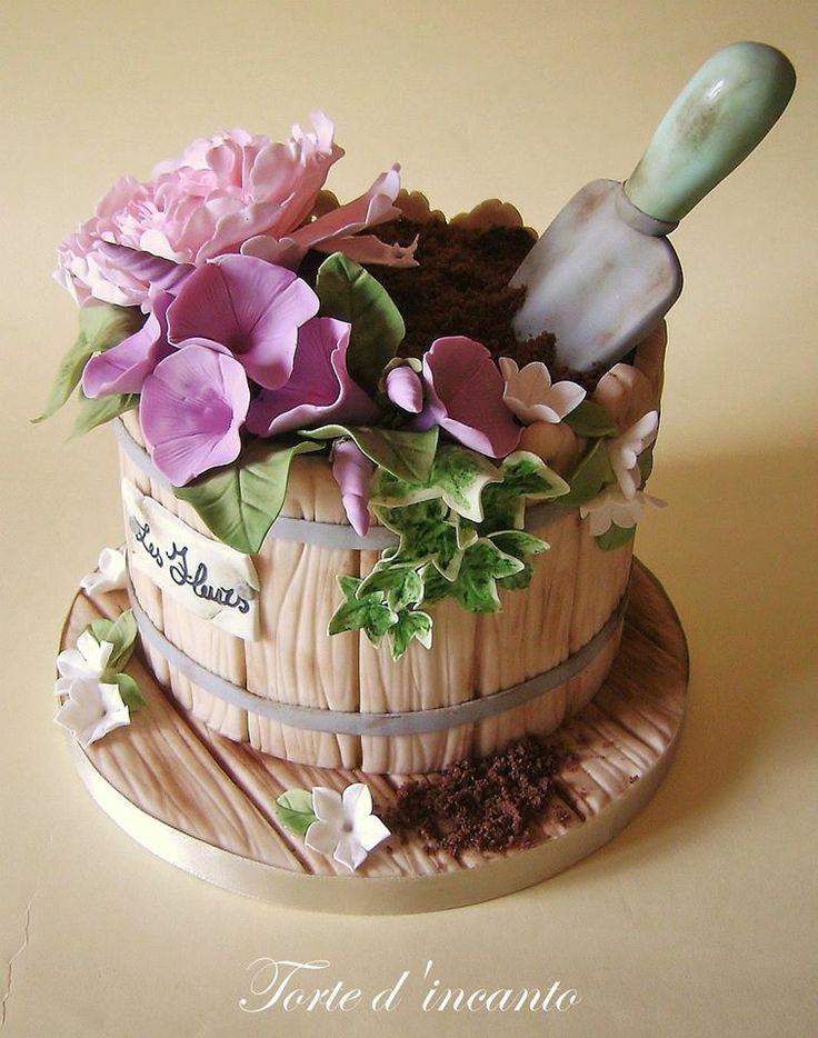 gardening cakes torte d'incanto