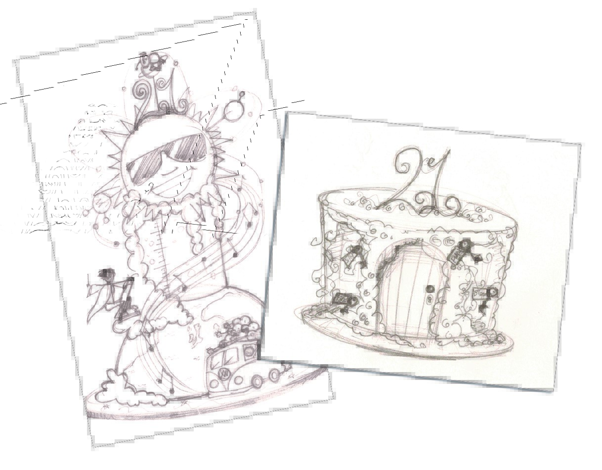 janette's pencil cakes designs