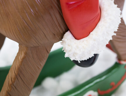 Close up of Santa's foot