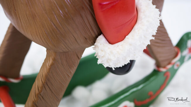Close up of Santa's foot