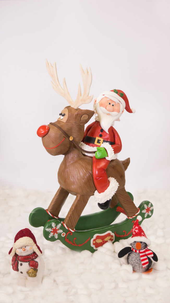 Picture of Rudolph and Santa