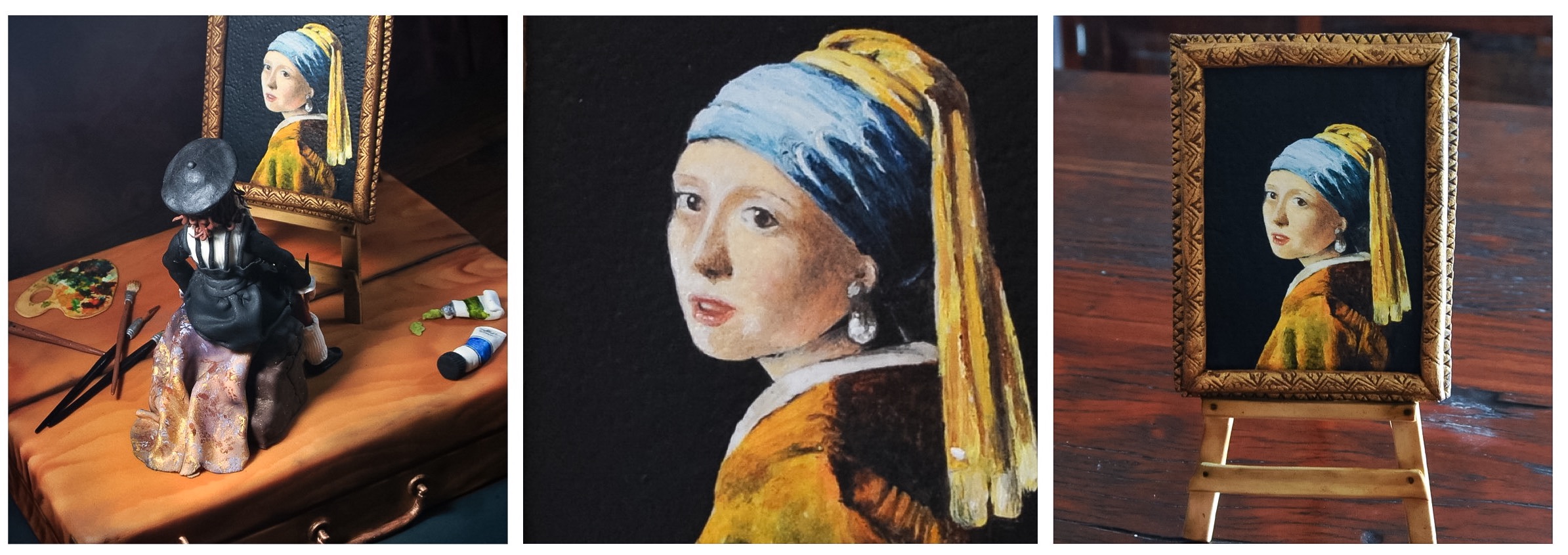 Artist Cake-Vermeer's -Girl with the pearl earring-