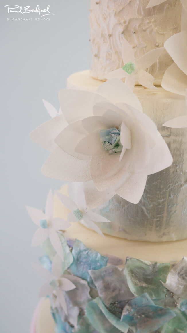 Close Up of wafer flower