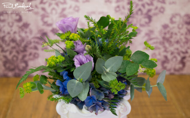 Close up of flower arrangement