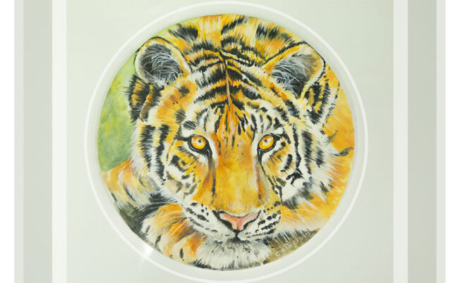 Picture of tiger painting