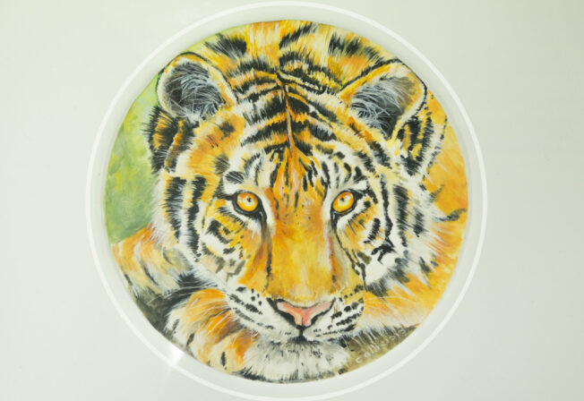 Picture of tiger painting
