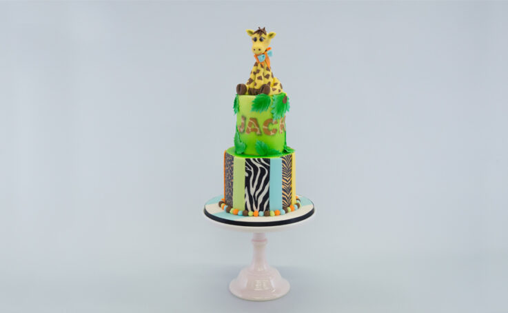 Safari Giraffe Animal Cake | CakeFlix