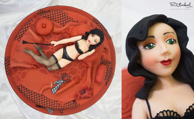 Fifty Shades of Grey movie cake tutorial