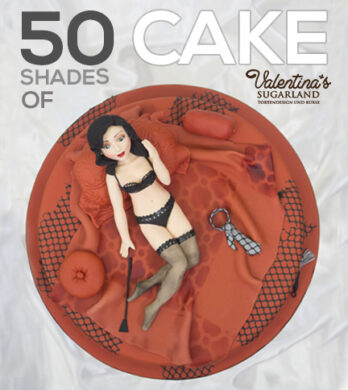 Fifty Shades of Grey movie cake tutorial