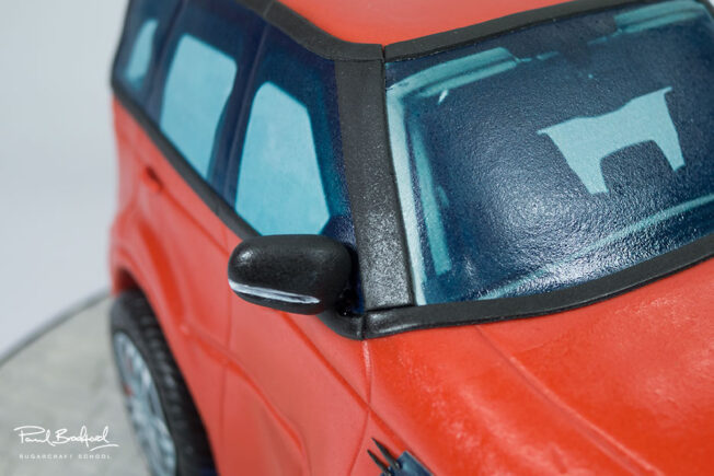 close up of windscreen
