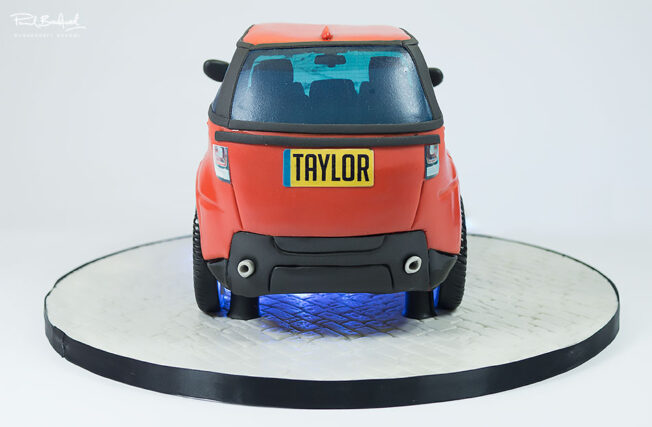 back view of car