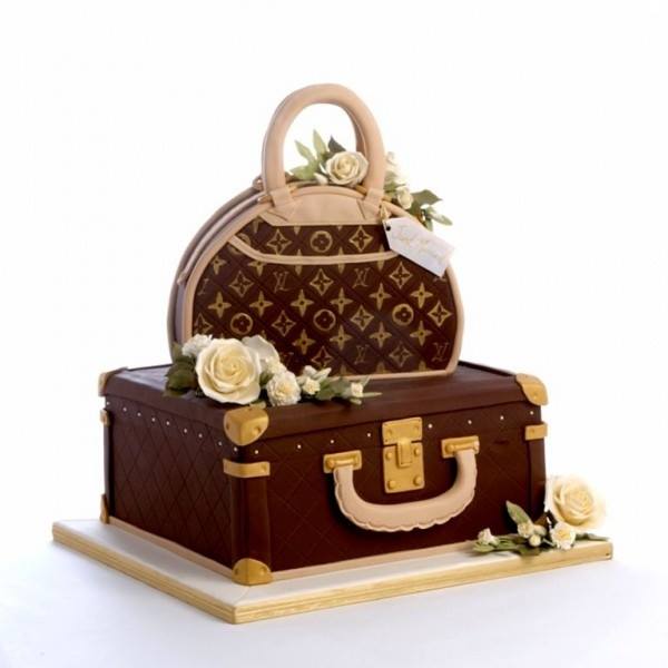 Louis Vuitton Handbag Cake 