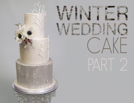 Winter Wedding Cake – Part 2