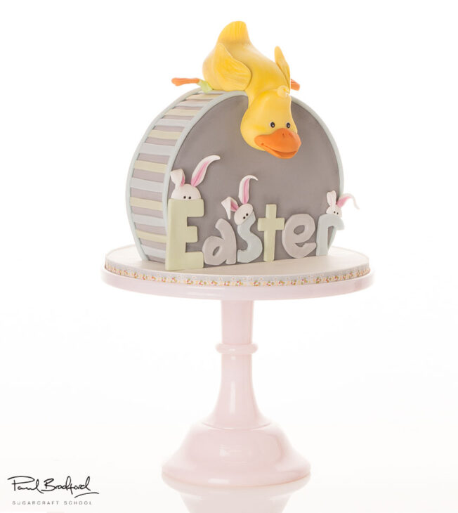 Easter duckling cake