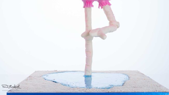 Hot Pink Flamingo Novelty Cake