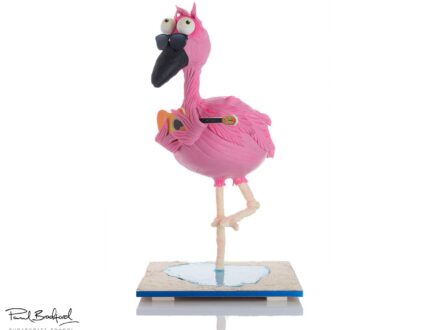 Hot Pink Flamingo Novelty Cake