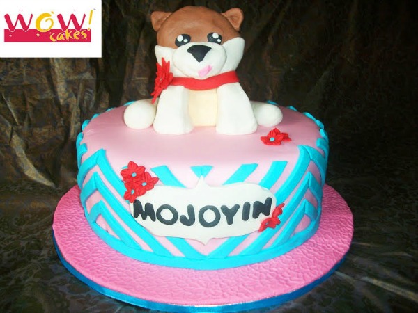 wow dog cake