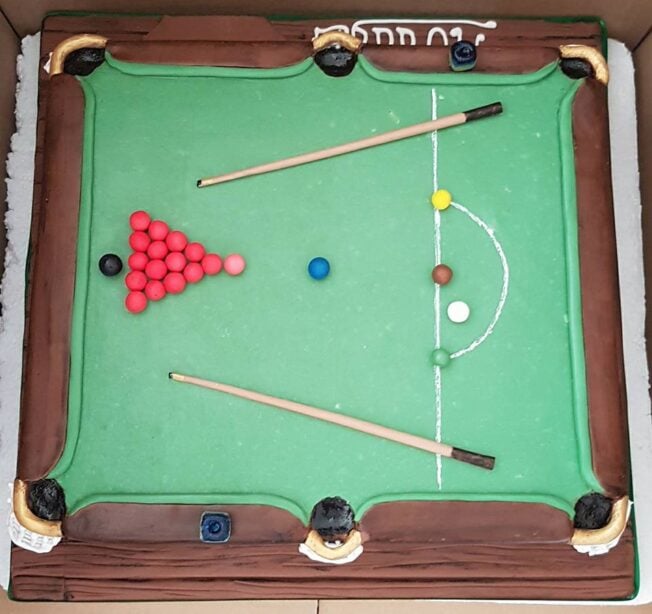 snooker cake