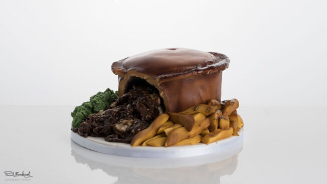 pie and chips cake