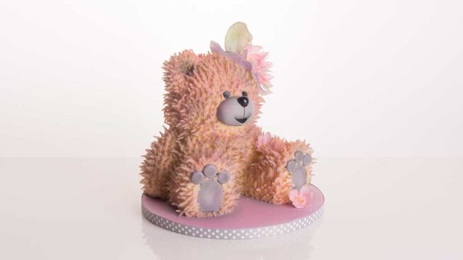 learn how to make a vintage teddy bear cake