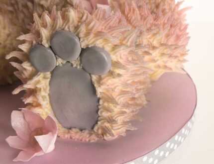 learn how to make a vintage teddy bear cake