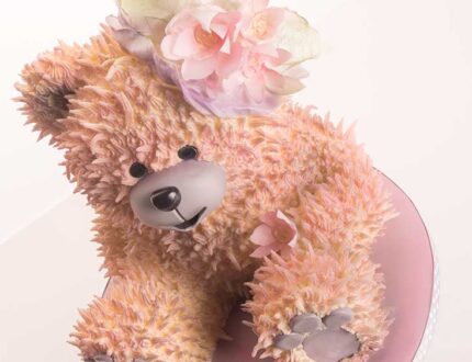 learn how to make a vintage teddy bear cake