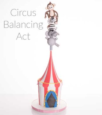 Circus cake - learn how to make a circus animal cake